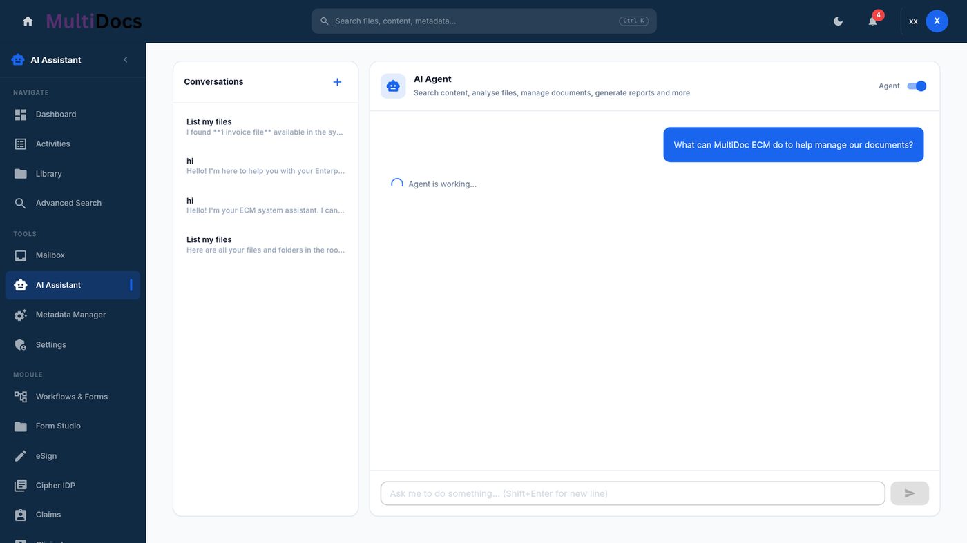 AI Assistant — ask questions and get answers from your documents